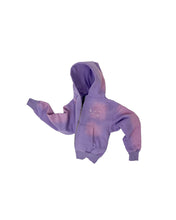 Load image into Gallery viewer, Sunfade Lavender Zip Up
